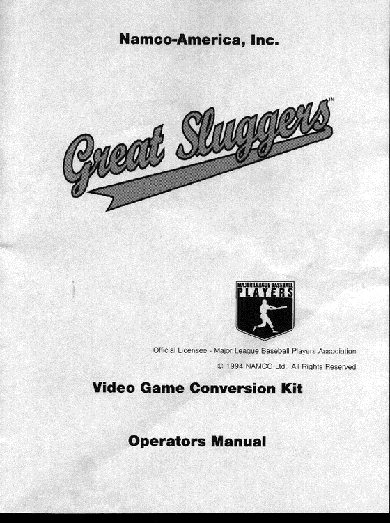 Operator's Manual - Cover